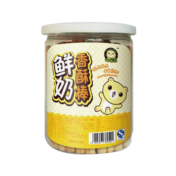   嘻嘻熊160克鮮奶（香酥棒）