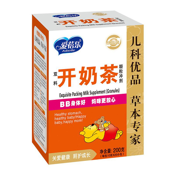  愛蓓樂雙料開奶茶顆粒沖劑