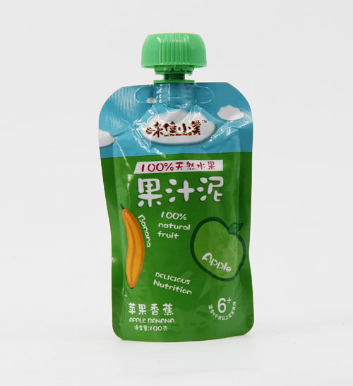   味佳小美蘋果香蕉果汁泥