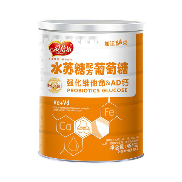  愛蓓樂呵護裝454克水蘇糖配方葡萄糖-強化維他命