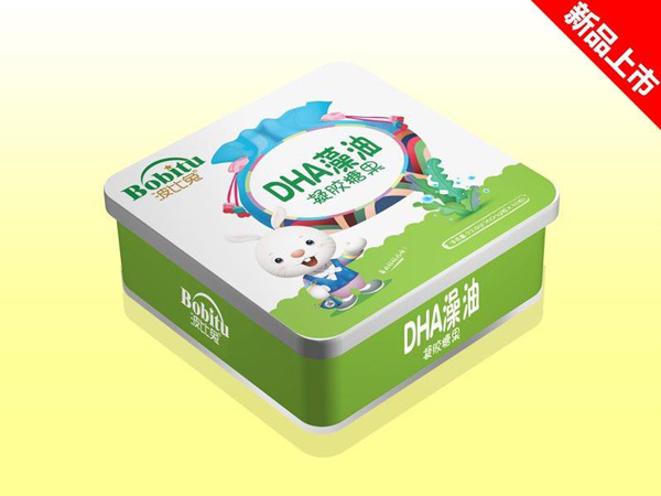 波比兔DHA澡油凝胶糖果铁盒-火爆孕婴童招商