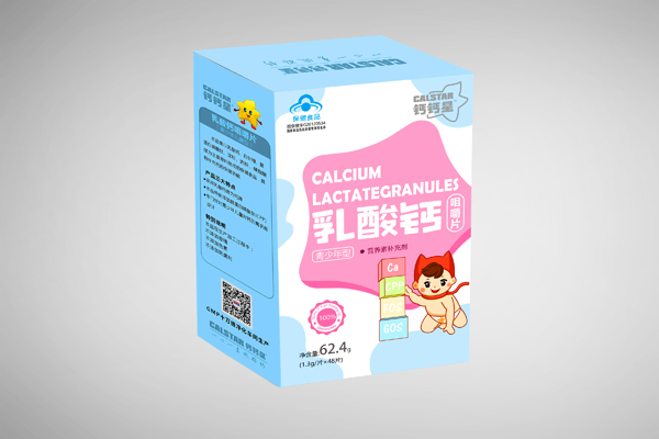 钙钙星乳酸钙咀嚼片