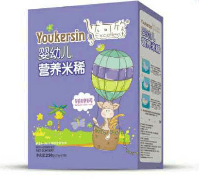   優(yōu)可欣嬰幼兒營養(yǎng)米稀鐵鋅鈣配方