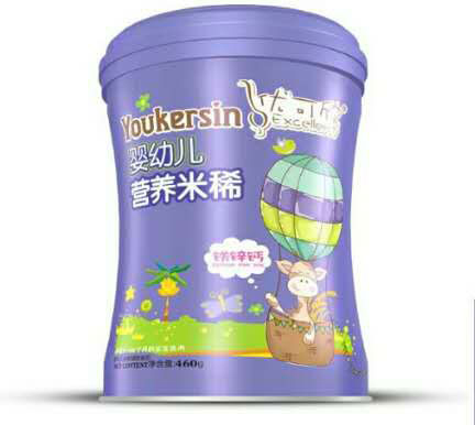   優(yōu)可欣嬰幼兒營養(yǎng)米稀鐵鋅鈣配方罐裝