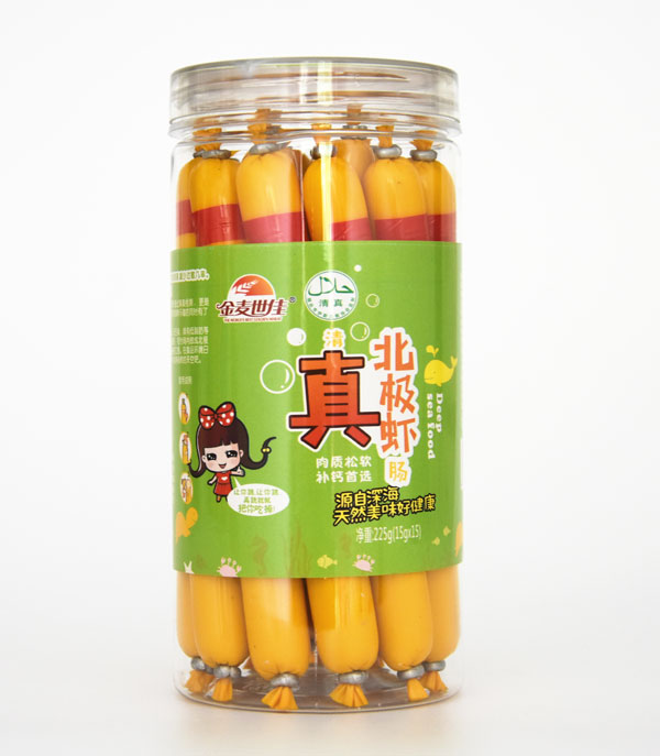 金麦世佳清真北极虾肠(罐装)-火爆孕婴童招商网