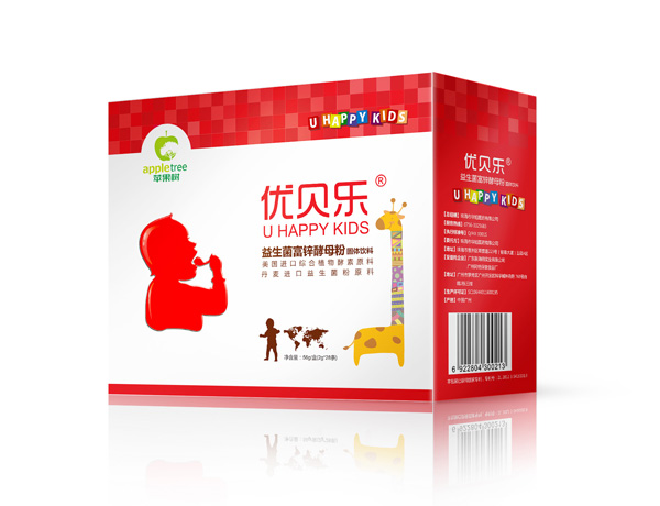  蘋果樹優(yōu)貝樂益生菌富鋅酵母粉