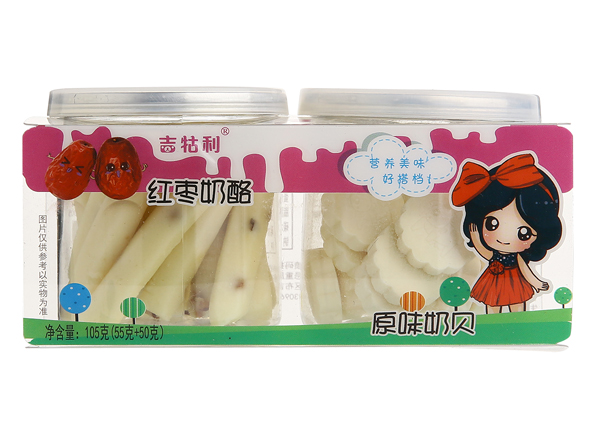 吉牯利紅棗奶酪、原味奶貝