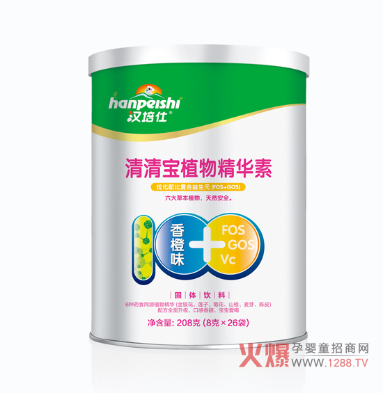 添加辅食后宝宝便秘、不消化 用汉培仕清清宝