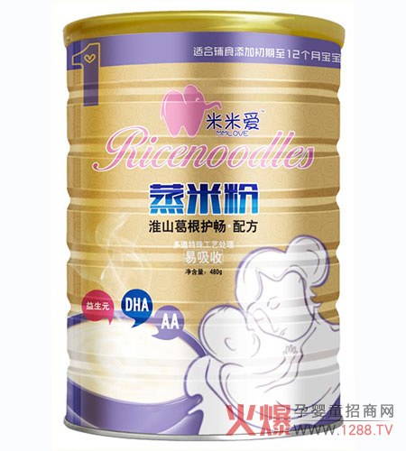 米米爱婴幼儿蒸米粉 一款不上火的好米粉-产品