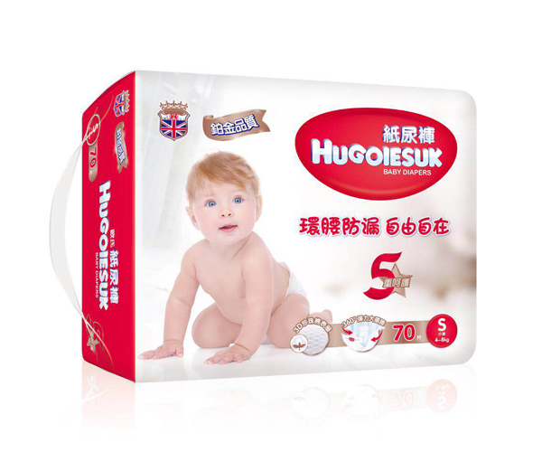  HUGOIESUK紙尿褲S碼70片