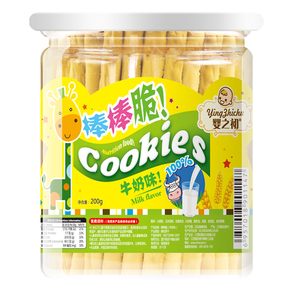   嬰之初棒棒脆牛奶味