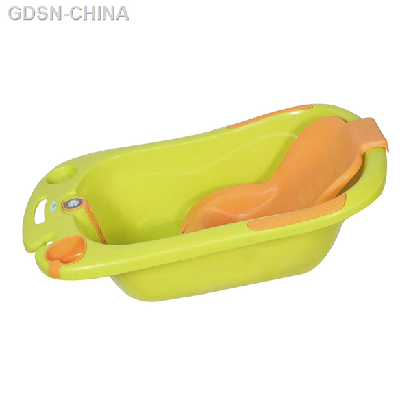   青蛙嘟迪心語測溫浴盆綠橙