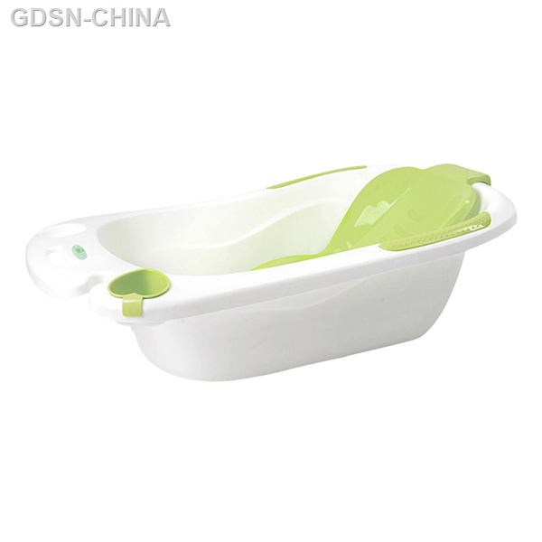   青蛙嘟迪心語舒適躺板浴盆綠白