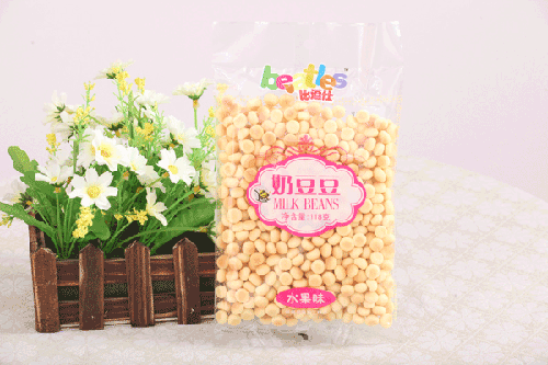   比逗仕奶豆豆水果味118g