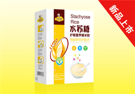 歐貝米拉水蘇糖護(hù)暢營(yíng)養(yǎng)餐米粉鈣鐵鋅優(yōu)護(hù)配方盒裝