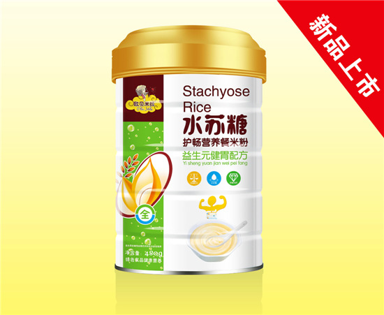   歐貝米拉水蘇糖護(hù)暢營(yíng)養(yǎng)餐米粉益生元健胃配方聽(tīng)裝