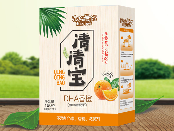   親親最優(yōu)清清寶-DHA香橙盒裝