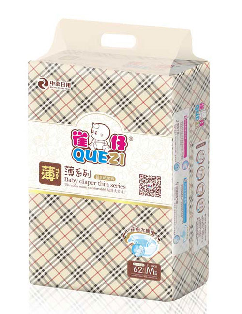  雀仔亲抚薄系列纸尿裤M码