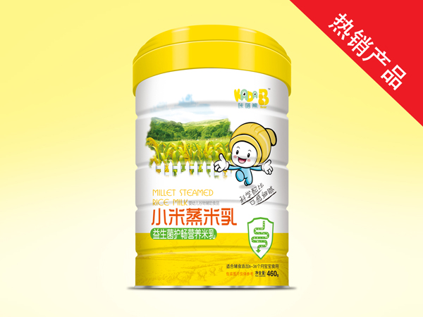   咔嗒熊小米蒸米乳-益生菌護暢
