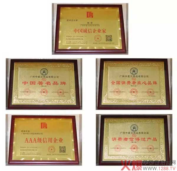 榄菊纸尿裤喜获中国著名品牌 消费者信得过产