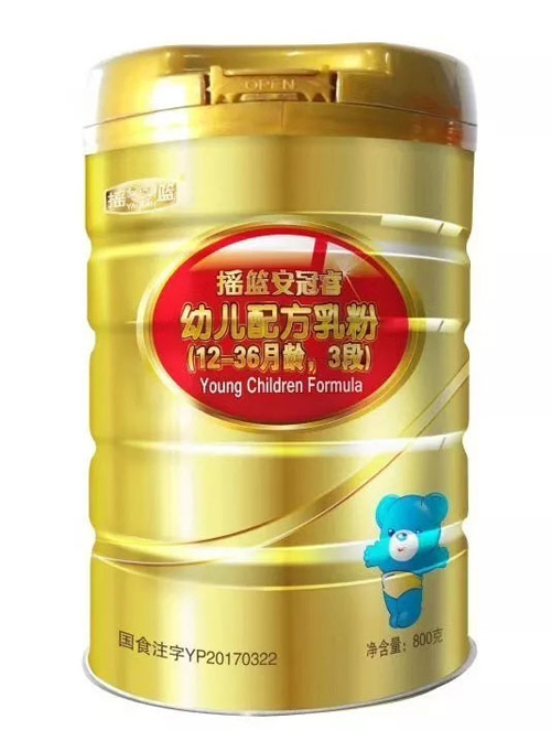 摇篮安冠睿幼儿配方乳粉3段