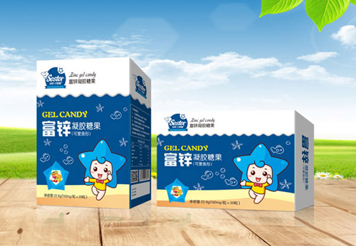  小萌星富鋅凝膠糖果盒裝（可愛魚形）