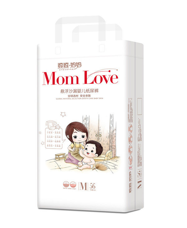  婆婆·媽媽懸浮沙漏嬰兒紙尿褲M