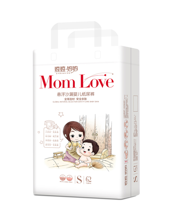  婆婆·媽媽懸浮沙漏嬰兒紙尿褲S
