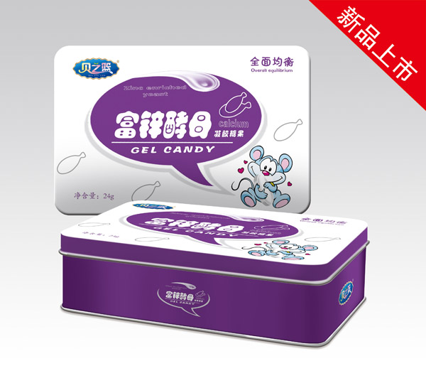   貝之籃富鋅酵母凝膠糖果