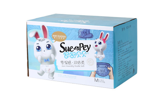  舒舒贝贝婴儿纸尿裤M码25片（盒装）
