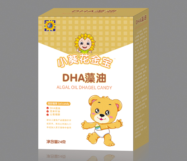 小葵花金宝dha藻油凝胶糖果