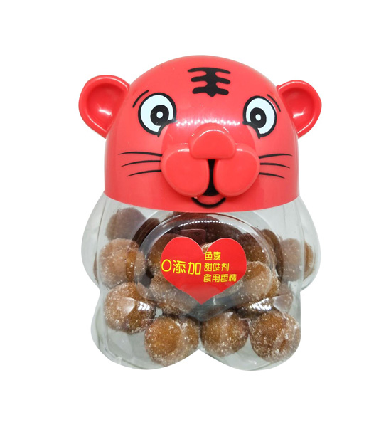   吉牯利老虎型卡通山楂紅色