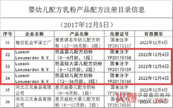 Neolac悠蓝有机奶粉通过配方注册 有机细分市
