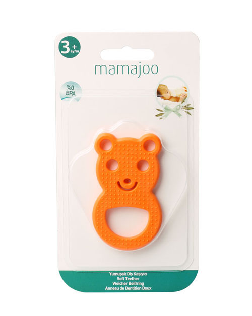 mamajoo軟牙膠-黃色小熊