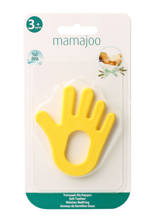  mamajoo軟牙膠-淺黃色