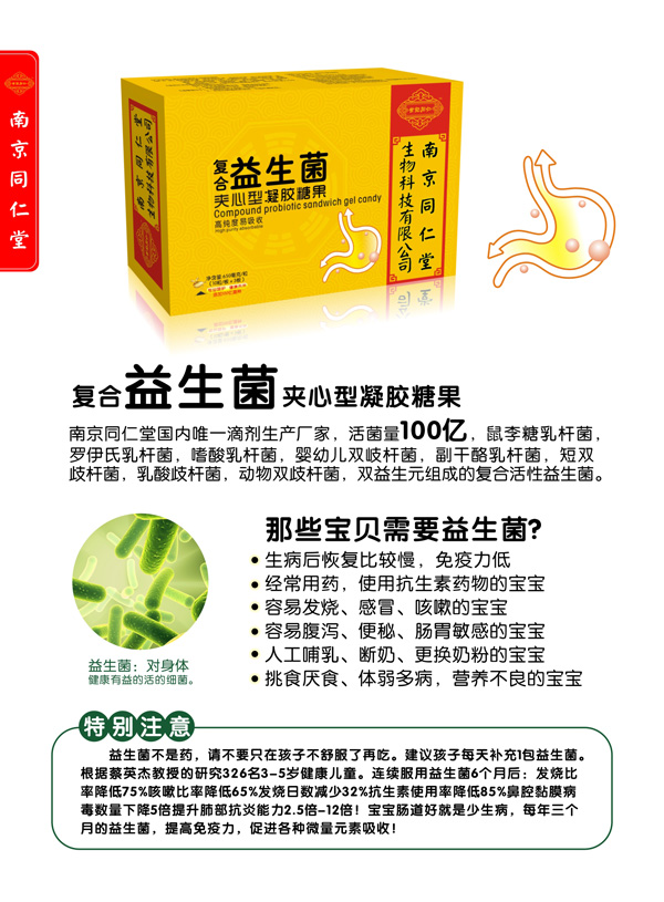 南京同仁堂世紀同仁復合益生菌夾心型凝膠糖果特點(diǎn).jpg
