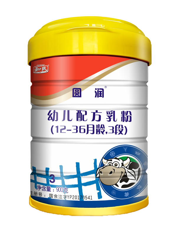 和氏圓潤(rùn)幼兒配方乳粉3段