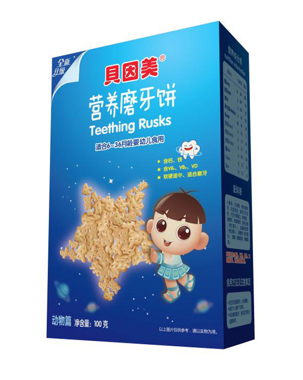  貝因美營養(yǎng)磨牙餅-動物篇