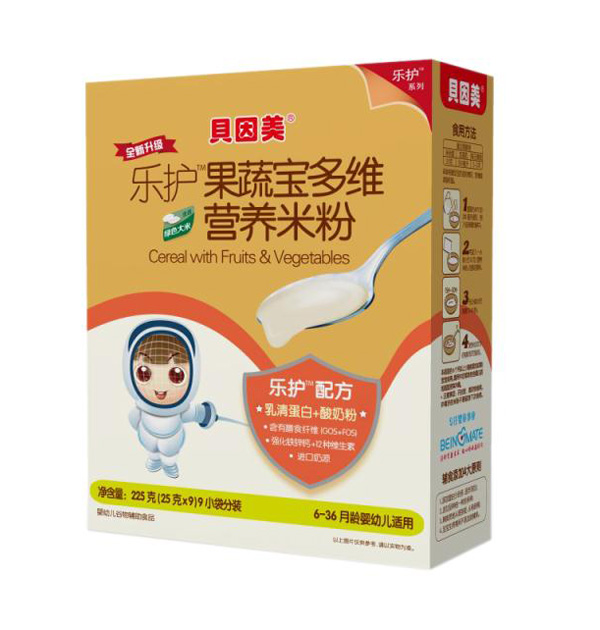  貝因美樂護(hù)果蔬寶多維營養(yǎng)米粉
