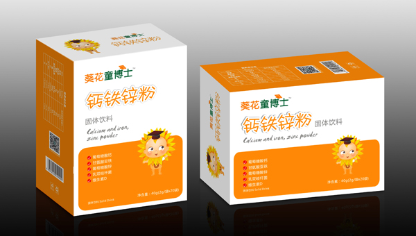 葵花童博士钙铁锌粉