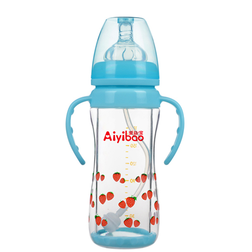 爱益宝玻璃奶瓶-蓝色-火爆孕婴童招商网