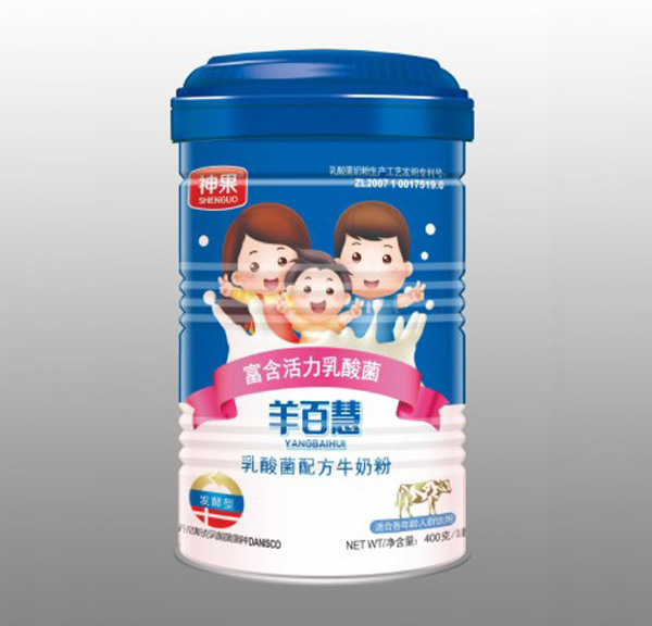 羊百慧富含活力乳酸菌配方羊奶粉蓝罐400克