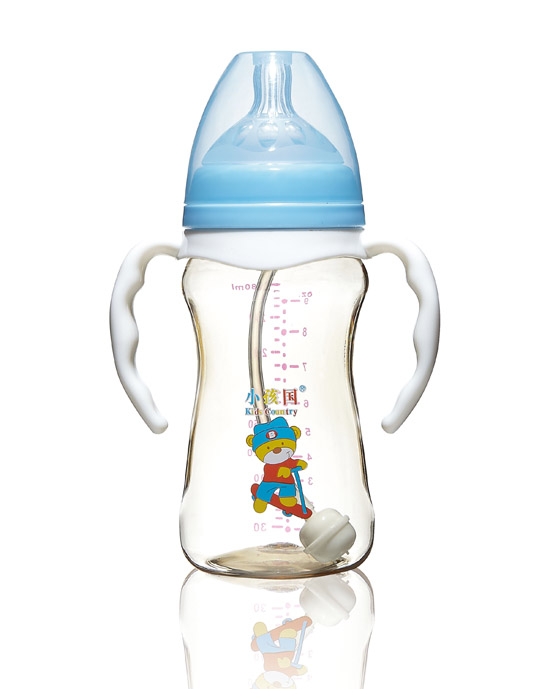 小孩國寬口修身自動(dòng)PPSU奶瓶藍色280ML.jpg