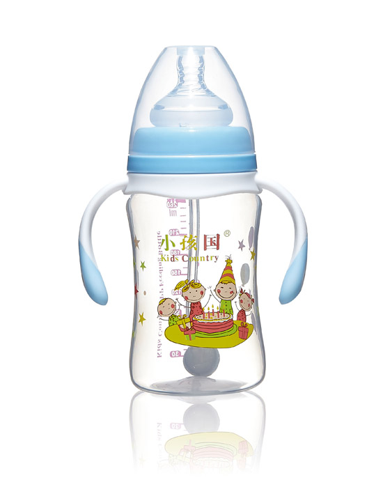 小孩國寬口直身自動(dòng)PP奶瓶藍色240ML.jpg
