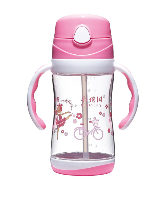 小孩國tritan雙色兩用水壺粉色手柄350ML.jpg