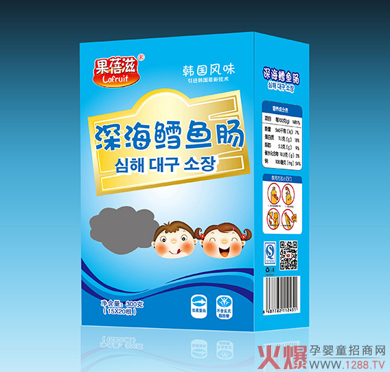 果蓓滋鱼肠 韩国风味口齿留香