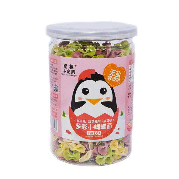 南極小企鵝無(wú)鹽多彩蝴蝶面南瓜味+甜菜根味+菠菜味.jpg