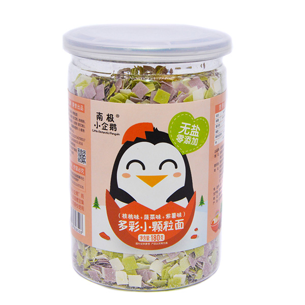 南極小企鵝無鹽顆粒面核桃味+菠菜味+紫薯味.jpg 南極小企鵝無鹽顆粒面核桃味+菠菜味+紫薯味.jpg