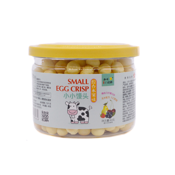   捌月拾伍小小饅頭小牛綜合水果味80g