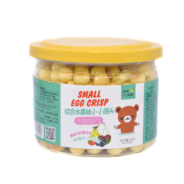   捌月拾伍小小饅頭小熊綜合水果味80g